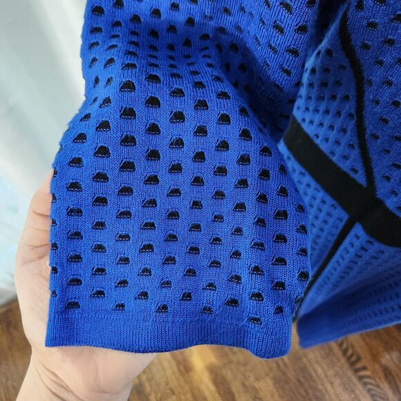 NEW Lane Bryant Womens Sweater Dress Plus Sz 18/20 Black Blue 3/4 Sleeve NWT - Picture 5 of 11